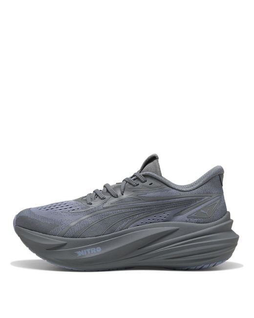 PUMA Gray Magmax Nitro 2 Running Shoes for men