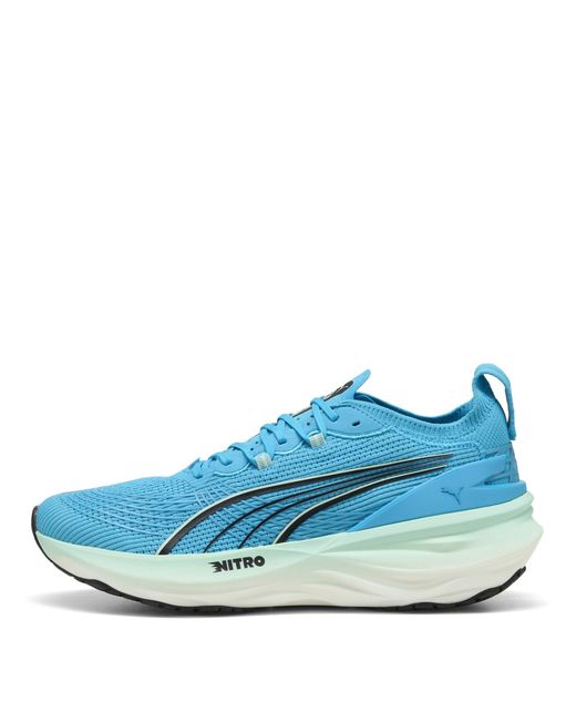 PUMA Blue Foreverrun Nitro 2 Everyday Stable Road Running Shoes for men
