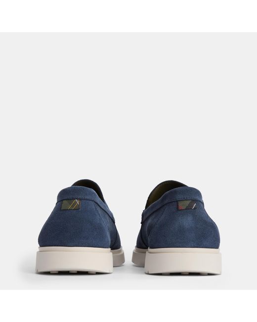 Barbour Blue Carty Loafers for men