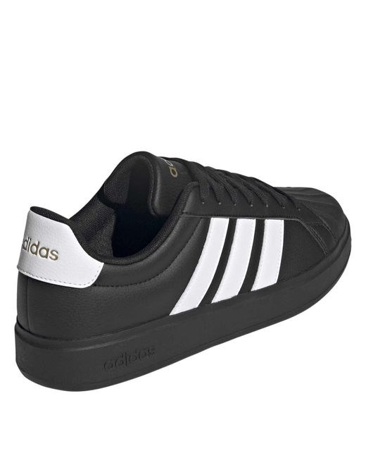 Adidas Black Street Talk Low-Top Trainers for men