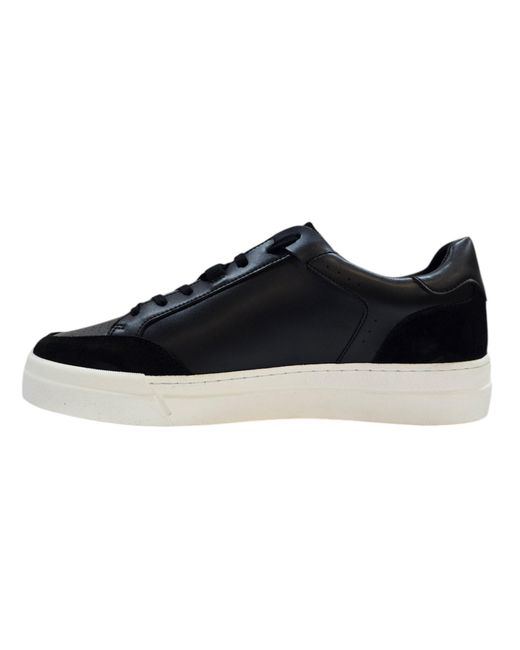 Loyalti Black Braid Low-Top Trainers for men