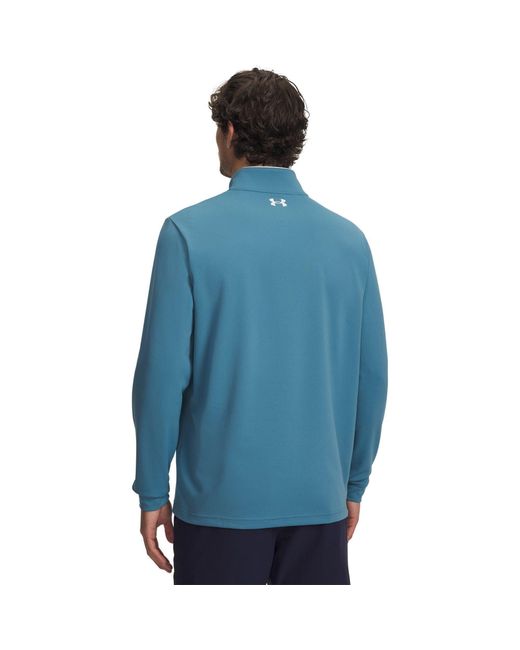Under Armour Blue 1/4 Zip Fleece for men