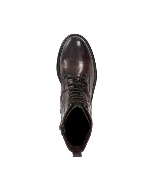 Dune Brown Patley Flat Ankle Boots