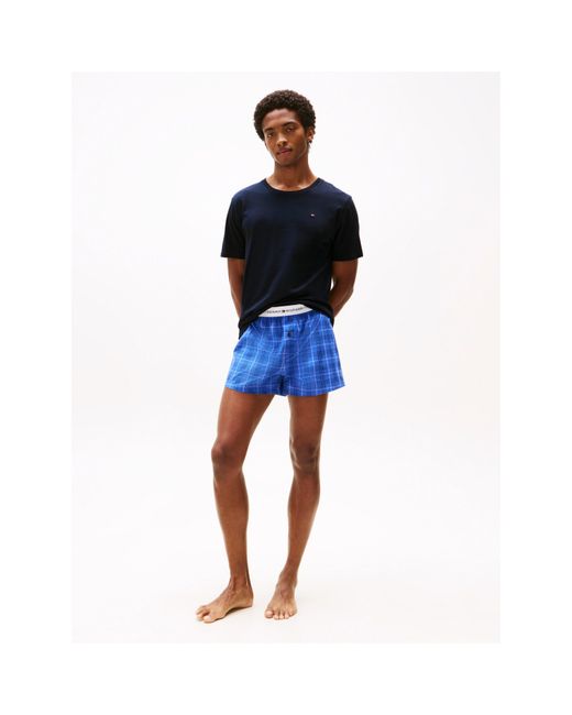 Tommy Hilfiger Blue 3 Pack Short Sleeve T-Shirts for men