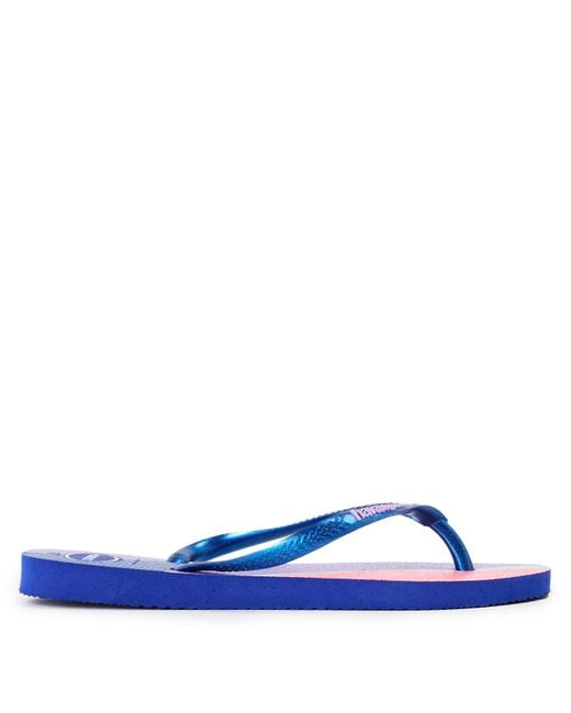 Havaianas Blue Slim Flip Flops