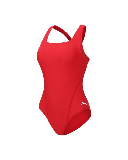 Slazenger 1881 Red Square Neck Suit