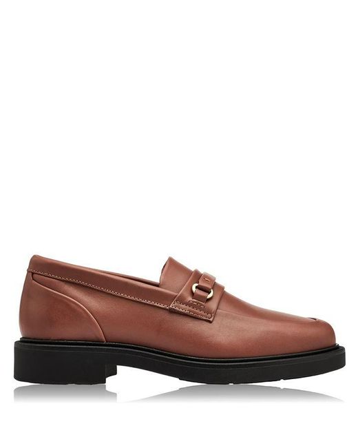 Shoe The Bear Brown Stb-thyra Trim Loafers