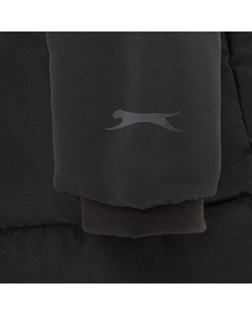 Slazenger 1881 Black Slaz Insulated Water-Resistant Padded Puffer Jacket