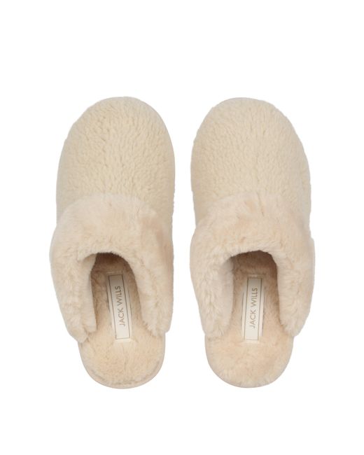 Jack Wills Natural Mule Slippers