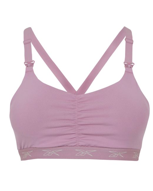 Reebok Purple Medium Impact Sports Bra