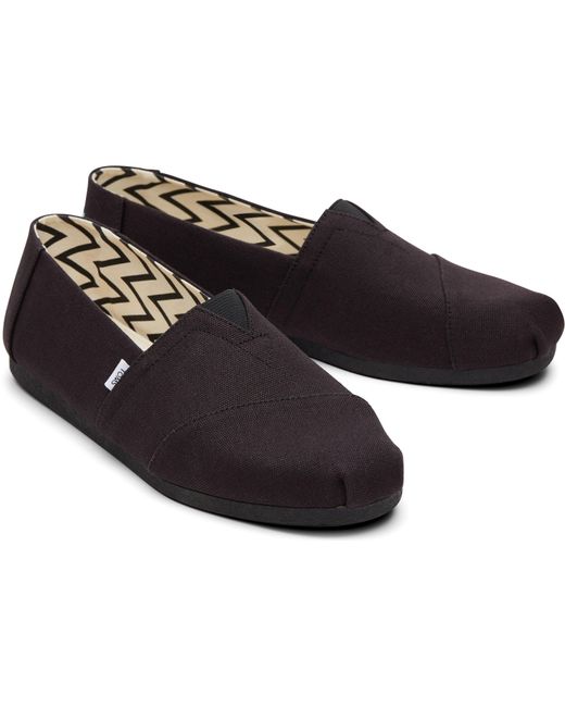 TOMS Black Alpargata Shoes for men