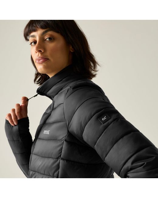 Regatta Black Marizon Weatherproof Synthetic Insulated Puffer Jacket