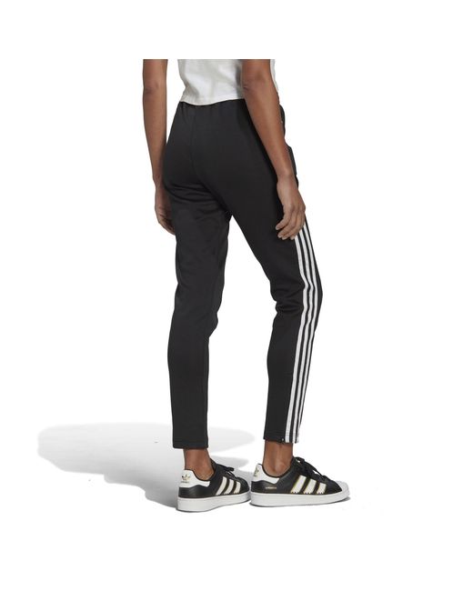 Adidas Originals Black Closed Hem Tapered Fit Tracksuit Joggers