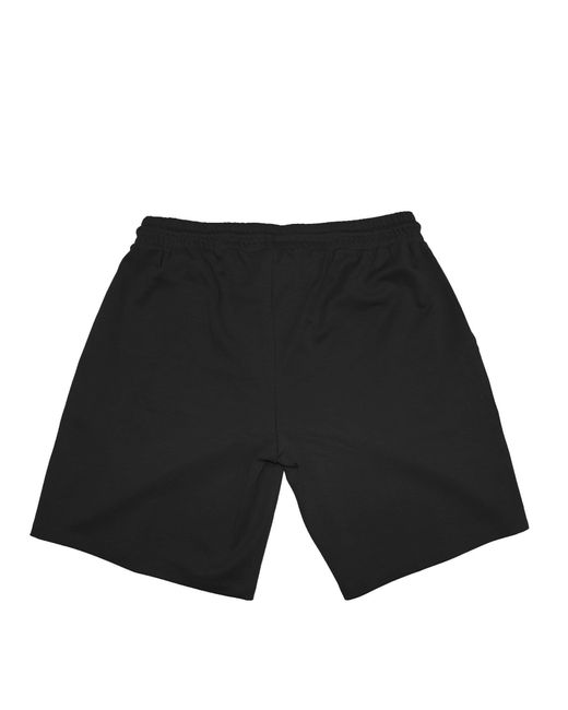 Aquascutum Black Fleece Jogger Shorts for men