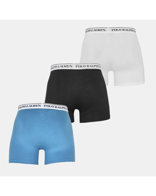 Polo Ralph Lauren White 3-Pack Boxer Briefs for men