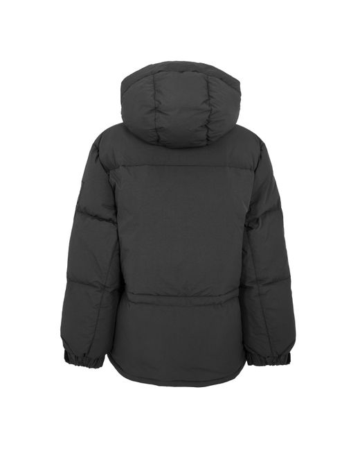 Timberland Black Down Puffer Long Puffer Jacket