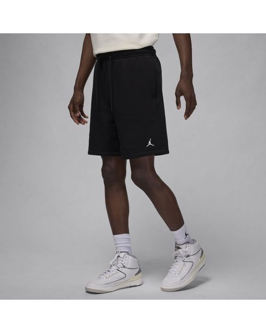 Nike Gray Aj Brooklyn Fleece Shorts for men