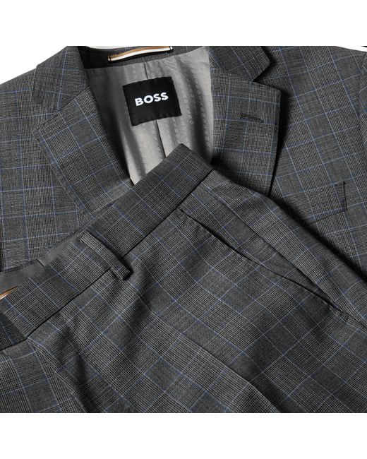 Boss Gray Hugo 2 Piece Suit for men
