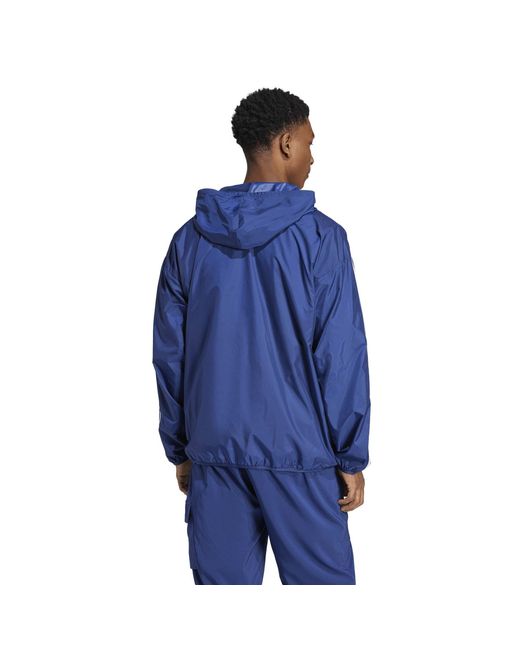 Adidas Blue Windbreaker for men