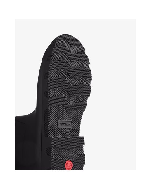 Hunter Black Downpour Tall Wellington Boots for men