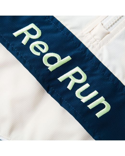 Red Run Blue Skyline Cropped Windbreaker