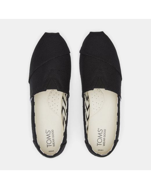 TOMS Black Alpargata Classic Espadrilles