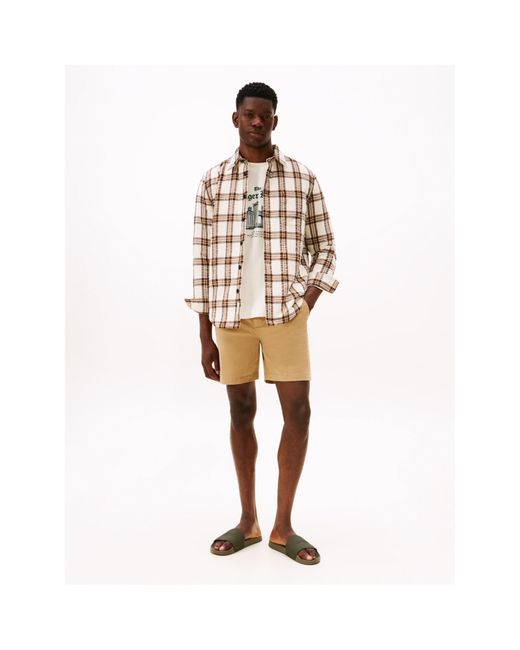 Tommy Hilfiger Green Slip-On Rubber Pool Sliders for men