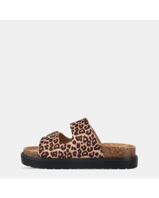 Biba Brown Two Strap Sandals