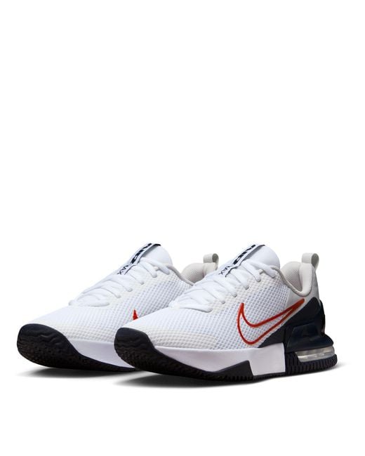 Nike White Air Max Alpha Trainer 6 Workout Shoes for men