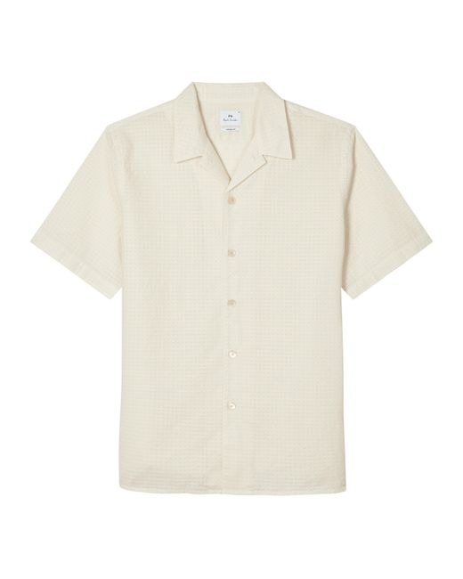 Paul Smith White Short Sleeve Plain Shirt for men