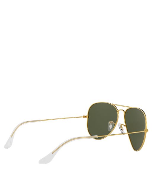 Ray-Ban Green Large Aviator Sunglasses