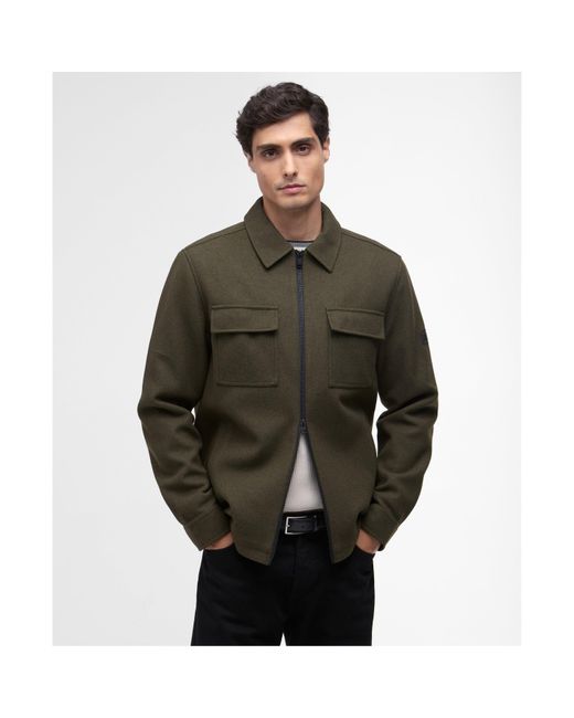 Barbour Green Walken Overshirt for men