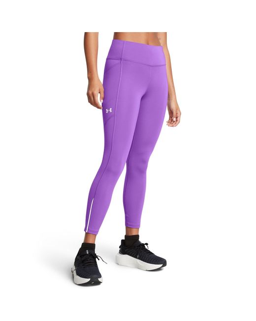 Under Armour Purple Fly Fast Ankle Legging