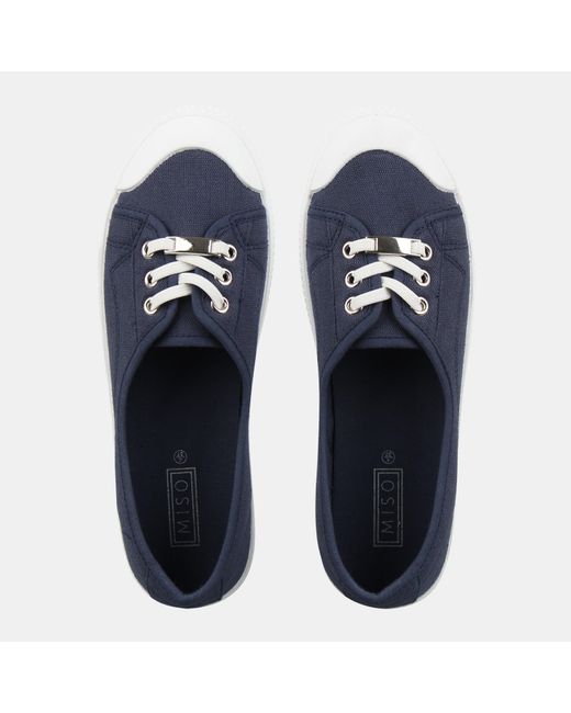 Miso Blue Slip On Trainers