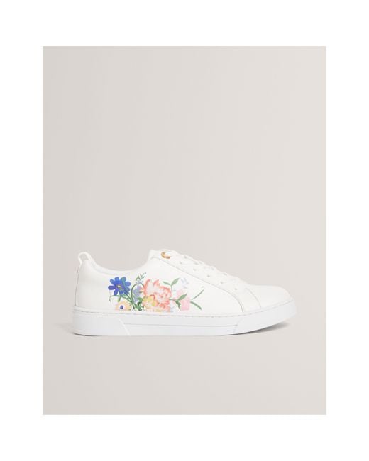 Ted Baker White Low-Top Trainers