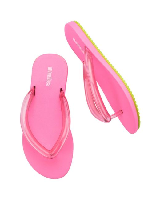 Melissa Pink Airflow Flip Flops