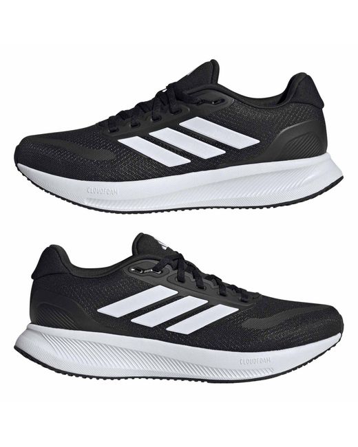 Adidas Black Run Falcon 5 Trainers for men