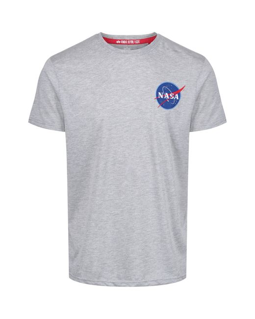 Alpha Industries Gray Space Shuttle T-Shirt for men