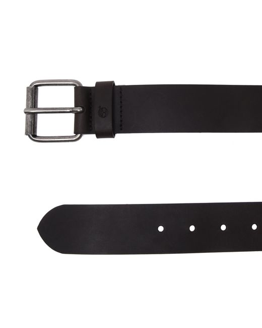 Timberland Black Leather Belt for men