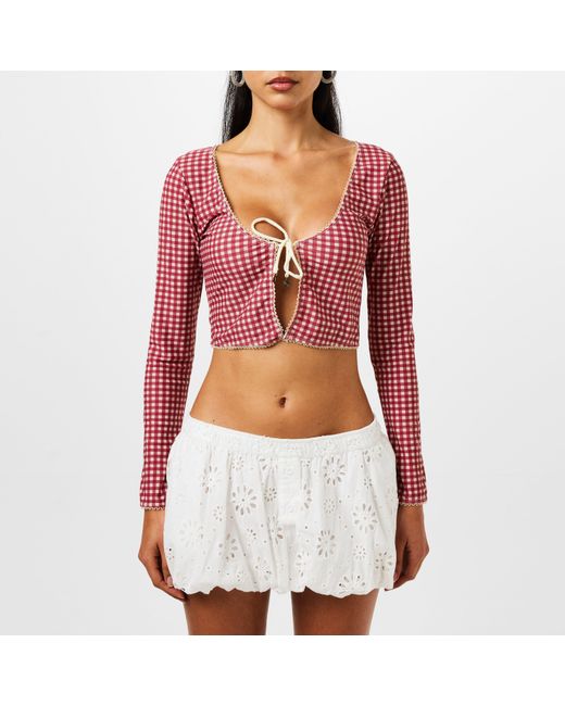 Jaded London Red Cardi