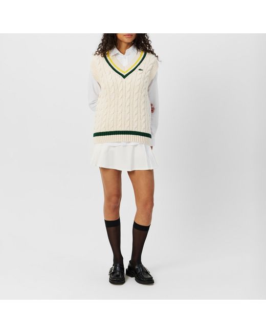 Lacoste White Skort