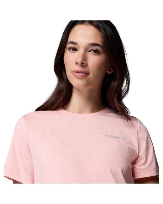 Columbia Pink Short Sleeve Performance T-Shirt