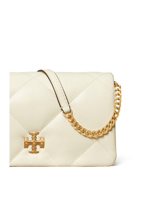 Tory Burch Natural Wallet On Chain
