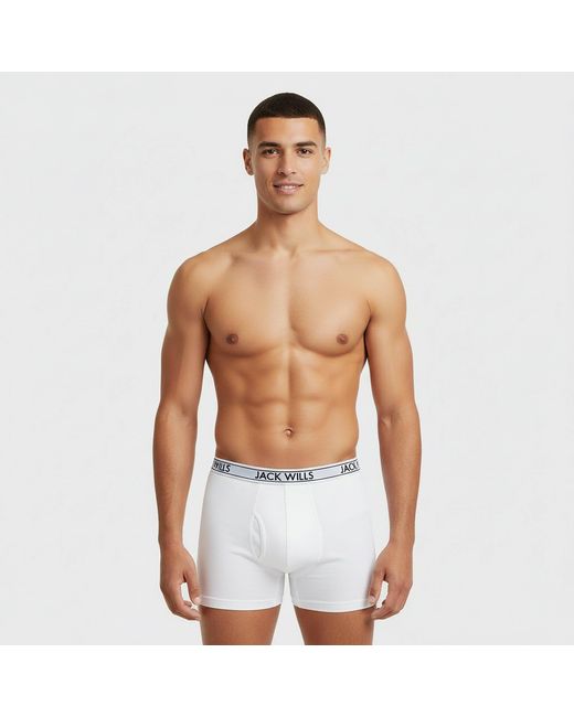 Jack Wills White Multipack Boxers 3 Pack for men