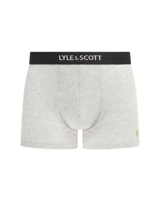 Lyle & Scott Black Devon Boxers for men