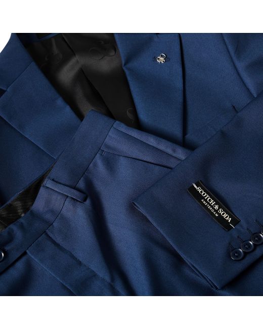 Scotch & Soda Blue Suit for men