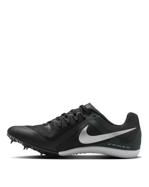 Nike Black Zoom Rival Multi Trainer Track Running Spikes for men
