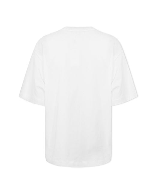 Off-White c/o Virgil Abloh White Outline Skate Graphic T-Shirt for men