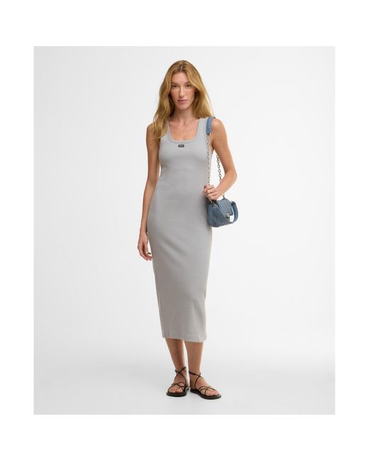 Barbour Gray Bodycon Dress