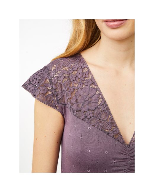 CCDK Purple T-Shirt Dress